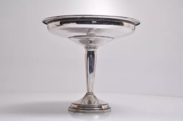 Vintage Large National Silver Co. Sterling Silver Compote Candy Dish