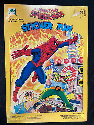 The Amazing Spider-Man Sticker Fun 1976 Fn/Vf