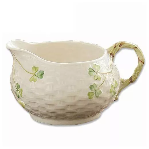 Belleek SHAMROCK Cream Jug Made in Ireland!