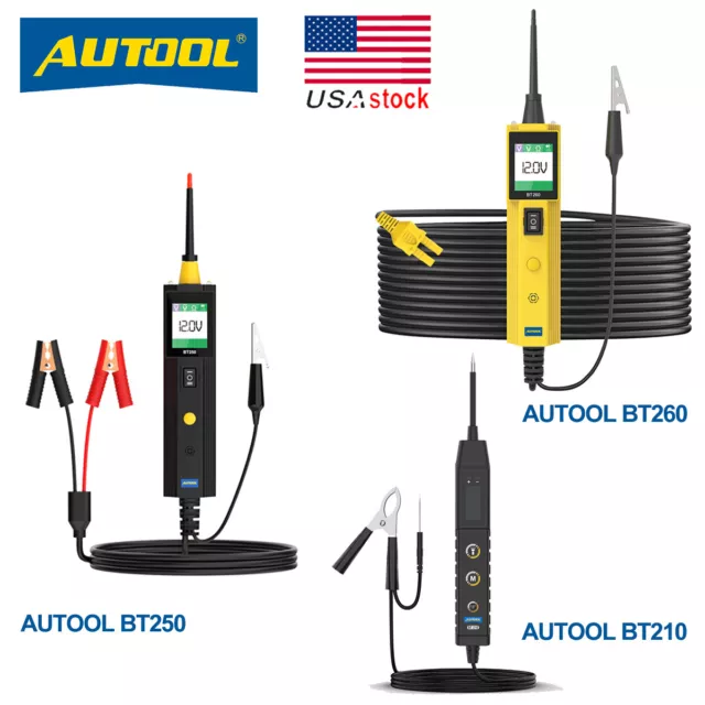 Automotive 12V 24V Car Circuit Tester Electrical System Voltage Diagnostic Probe