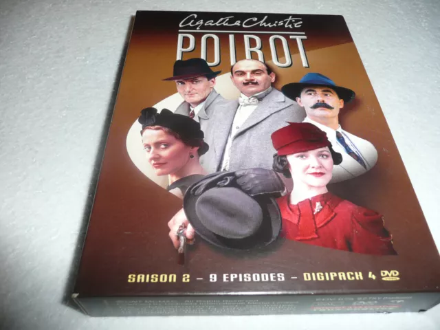 Dvd : Agatha Christie - Hercule Poirot Integrale De La Saison 2  :Digipack 4 Dvd