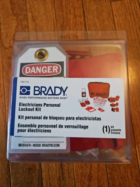 Brady Electricians Personal Lockout Tagout Kit 120886