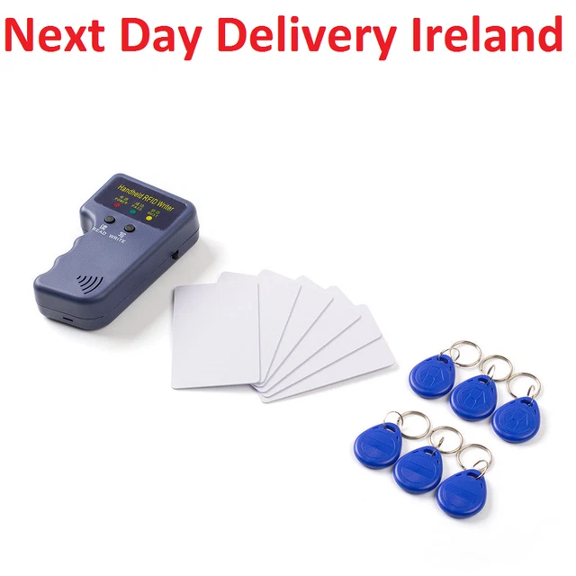 RFID ID CARD Hand Copier/Reader/Writer Writable Key Tags Keyfobs Kit