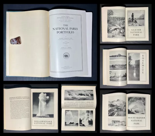 1930s Vintage BOOK National Parks PHOTOS Grand Canyon ZION Yellowstone ACADIA +