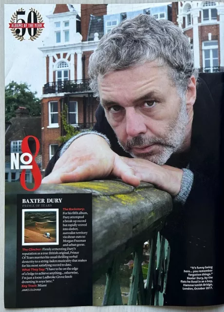 BAXTER DURY - 2018 Full page UK magazine poster