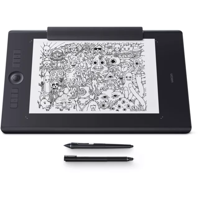 Wacom Intuos Pro Paper Edition Medium Drawing Graphics Tablet Board+Pro Pen 2 2