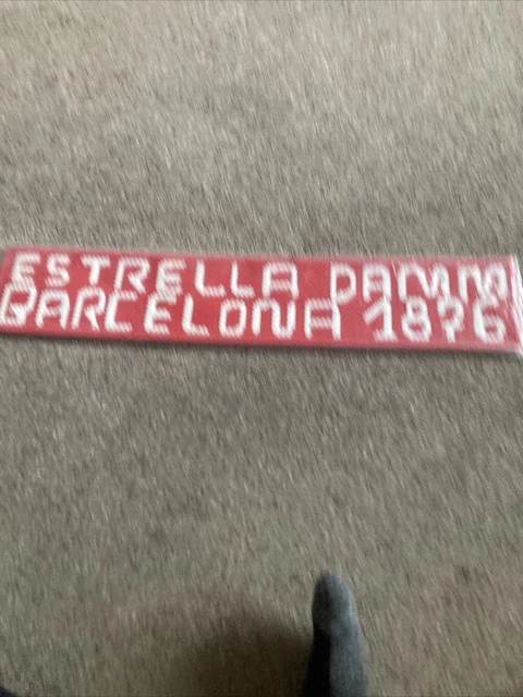 Estrella Bar Runner Rubber Beer Mat Man Cave Drip Coaster Pub Home Bar