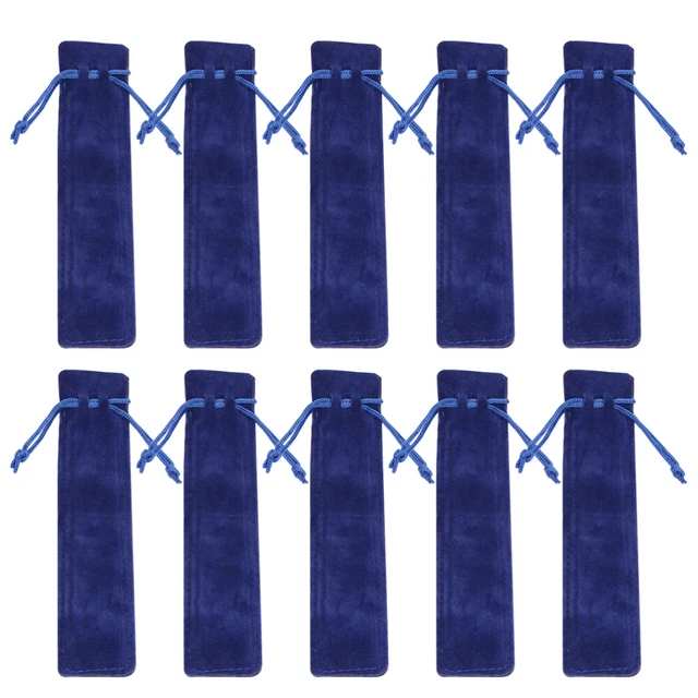 20pcs Sacs à cordon Sacs de stylo anti-rayures Sacs de stylo portables sacs de