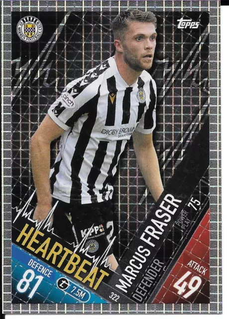 Topps Match Attax SPFL 2023-24 Marcus Fraser Heartbeat  St Mirren