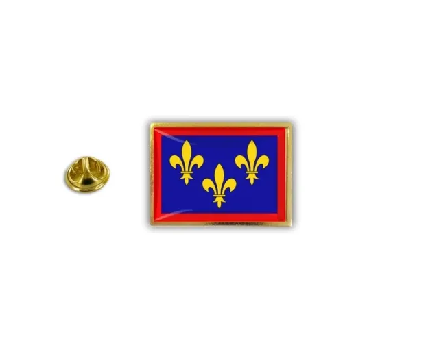 pins pin badge pin's metal epoxy avec pince papillon drapeau france anjou