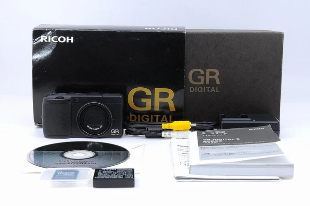 MINT Box / 302 Shots RICOH GR DIGITAL II 10.1MP Digital Camera Black  JAPAN #3