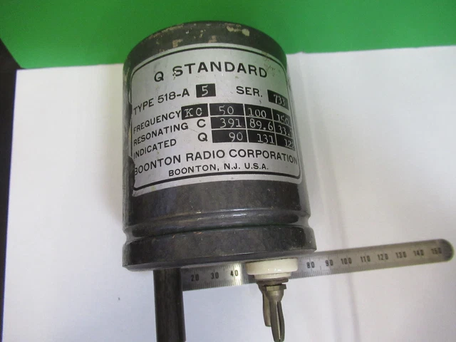 BOONTON Radio Q Faktor Standard Kalibration Induktivität Wie Im Bild