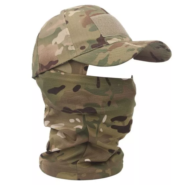 Casquette de Baseball à capuche militaire tactique  hommes et femmes, camouflage