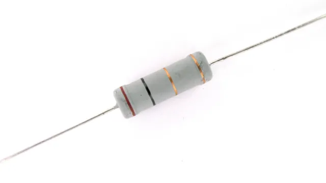 10pcs Metal Oxide Film Resistor, 1 ohm, 3 watt, 5% Tolerance