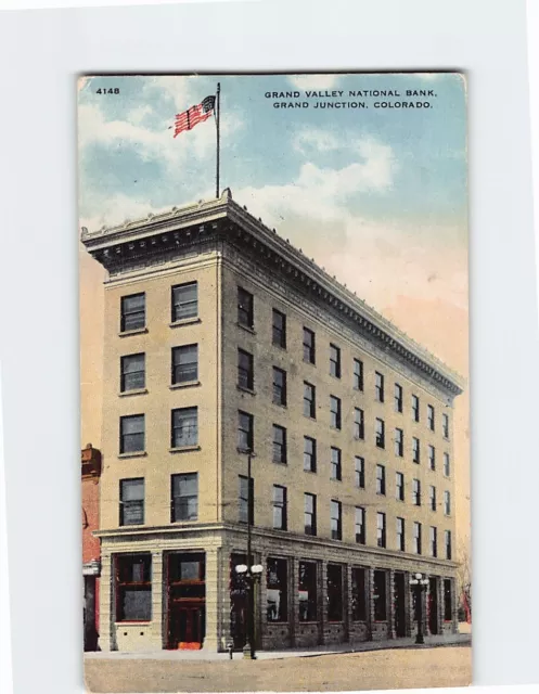 Postcard Grand Valley National Bank Grand Junction Colorado USA