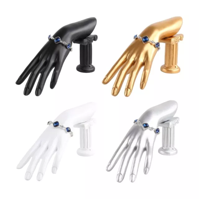 Resin Mannequin Hand Finger Gloves Rings Bracelet Bangle Watch Jewelry Display