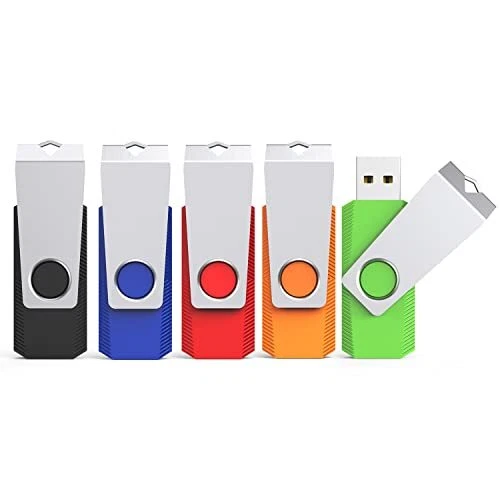 KEXIN Clé USB 16Go 2.0 LED Lot de 5 Clef USB 2.0 16 Go 5 Pièces Cle USB Flash...