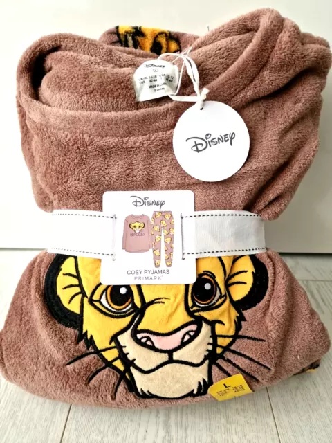 PIGIAMA DA DONNA Primark Pile Disney Lion King Donna Pile Accogliente Caldo  Nuovo Con Etichette Taglia L EUR 29,20 - PicClick IT