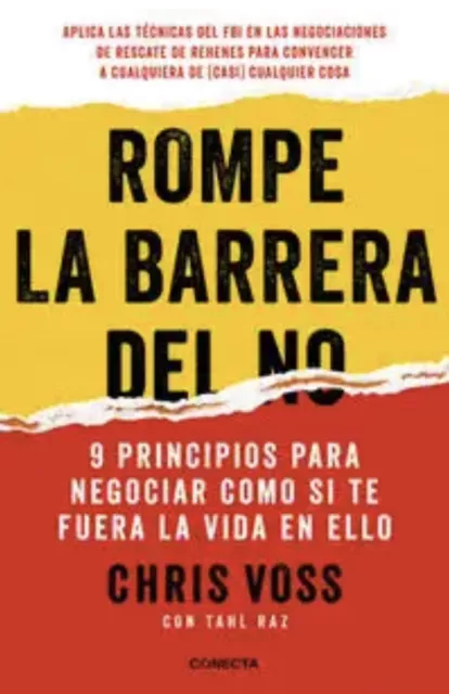 Rompe la barrera del no By Chris Voss Spanish Book Brand New