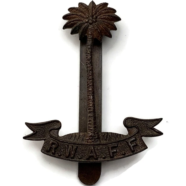 Rwaff Pattern ROYAL WEST AFRICAN Frontier Field Force RWAFF Cap Badge FIRMIN LONDON £ ...