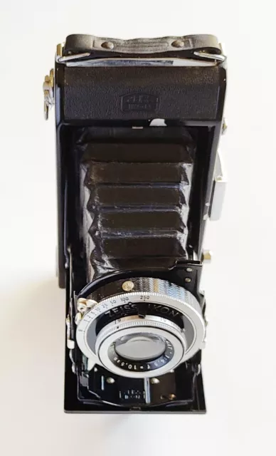 Vintage Zeiss Ikon Nettar 515/2 Folding Bellows Camera + Waist Level Finder