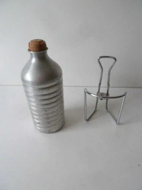 Ancien Guidon Acier Potence Alu Velo Ville Antique Bicycle