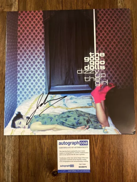 ‘Goo Goo Dolls’ John Rzeznik Signed Vinyl Album ‘Dizzy Up The Girl’ ACOA