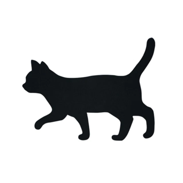 CAT LED VOICE Control Night Light Black Wall Decoration Child £15.18