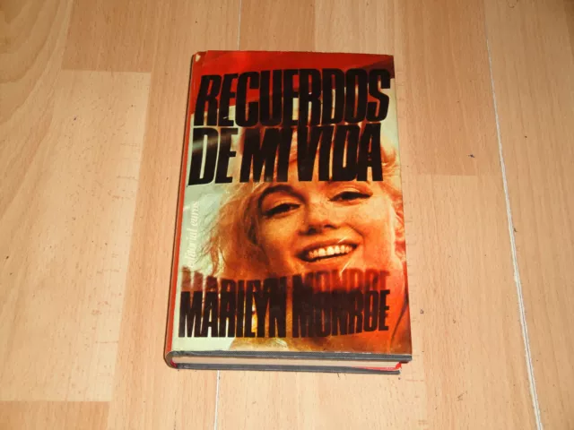 Marilyn Monroe Recuerdos De Mi Vida Libro Edicion Del Año 1975 En Buen Estado