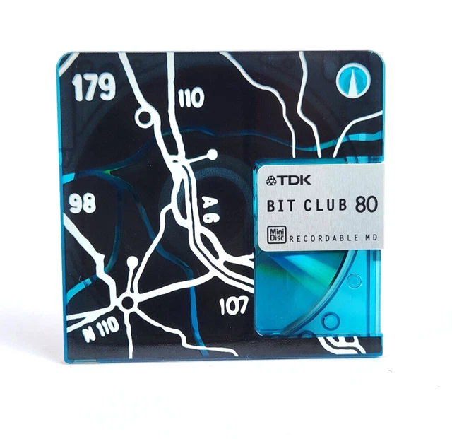 Lot De 4 Minidisc TDK Bit Club – Design Mix, 74 Min (Neufs, Emballage Ouvert)