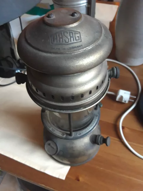 hasag petroleumlampe Antik