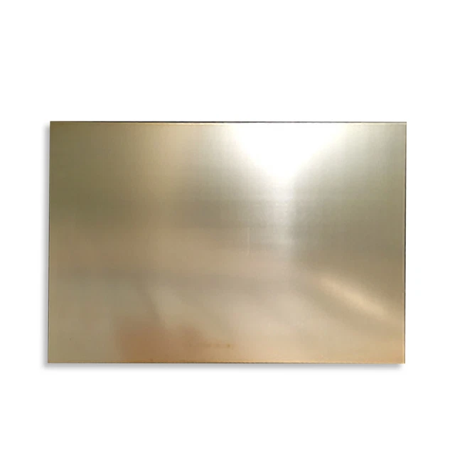 Widely Use H59 Brass Sheet Plate Laser Processing DIY Materials 310X150X1.2MM