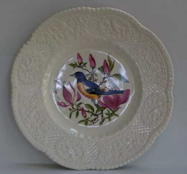 Royal Cauldon Luncheon Plate Bristol Ironstone Henry Pausch Baltimore Oriole