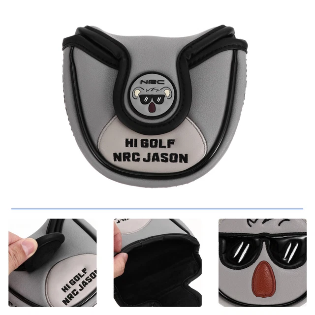 Funda putter impermeable para club de golf PU funda protectora deportiva para putter de golf