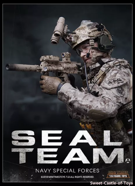 1/6 Mini Times Toys Military Action Figure US Seal Team Navy Special Forces M012