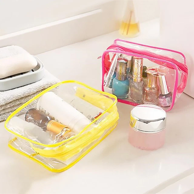 Cosmetic Case Makeup Toiletry Clear PVC Organizer Travel Wash Bag Holder Handbag