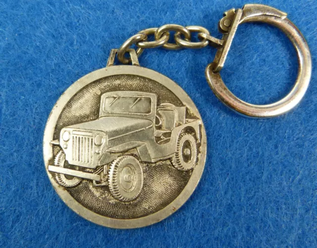 Porte-clés, Key ring - JEEP - HOTCHKISS WILLYS - 52 Champs Elysées - PARIS -