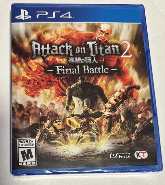 ATTACK ON TITAN 2 Final Battle PS4 PlayStation 4 Totalmente Nuevo