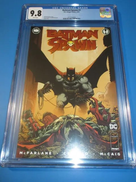 Batman Spawn #1 Capullo McFarlane Cover CGC 9.8 NM/M Gorgeous gem Wow