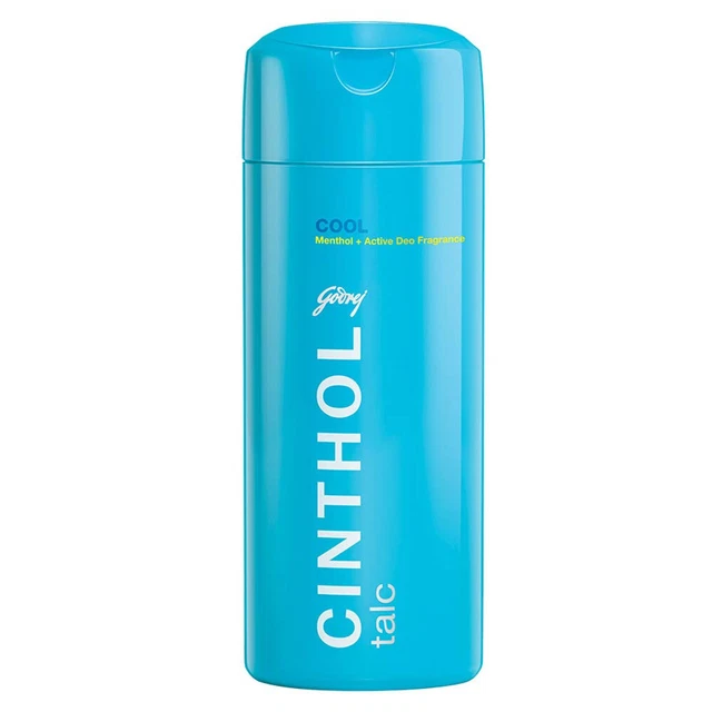 Godrej Cinthol Cool Talcum Powder (300g) | menthol + active Deo fragrance