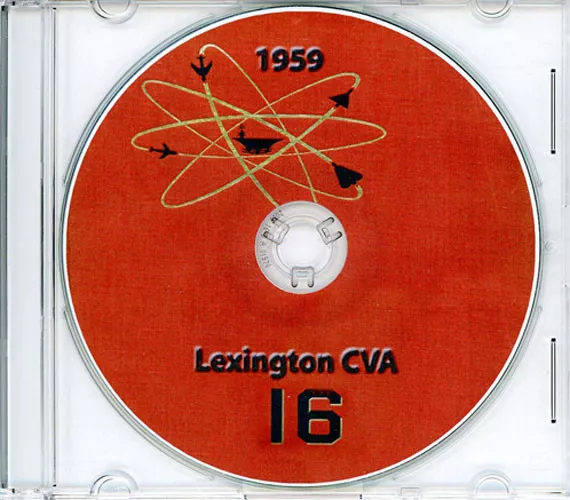 USS Lexington CVA 16 1959 Westpac Cruise Book on CD RARE