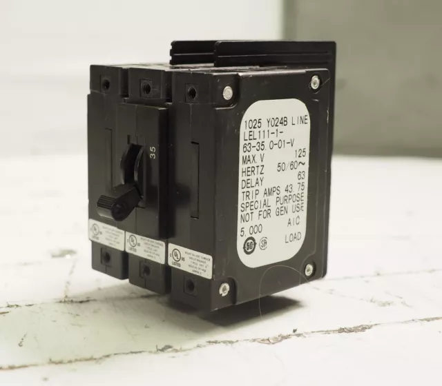Sensata-Airpax LEL111-1-63-35 1025 Y024B Linea Circuito Breaker