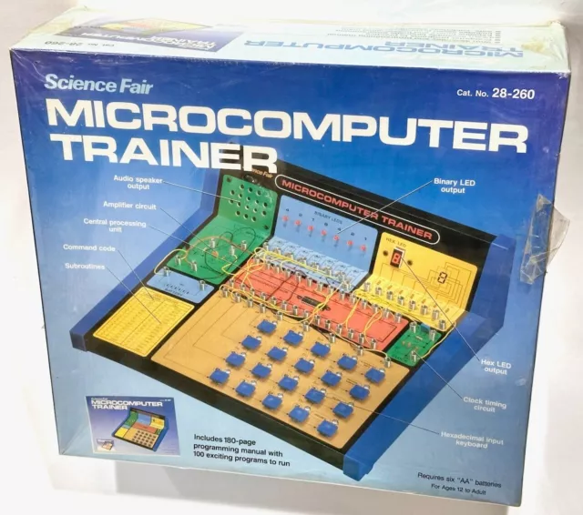 Radio Shack Science Fair Microcomputer Trainer 1985 Sealed 28-260 NISB