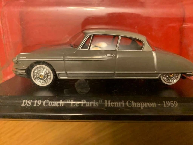 Vehicule Miniature Atlas 1/43 Citroen Ds 19 Coach "Le Paris" Henri Chapron  1959
