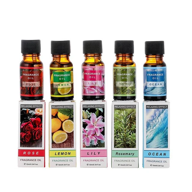 Aceites esenciales de verano aromaterapia quemador de aceite lavanda rosa romero