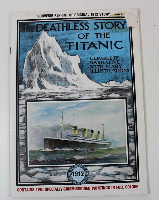 PHILIP GIBBS DEATHLESS Story of TITANIC Ships Shipwreck Maritime ...