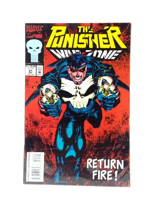 Marvel Comics The Punisher War Zone Issue #21 Return Fire Direct Edition 1993