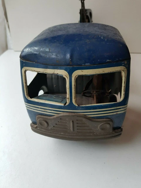Gros Camion Dépanneuse Charles Rossignol - Jouet Ancien En Tôle - France