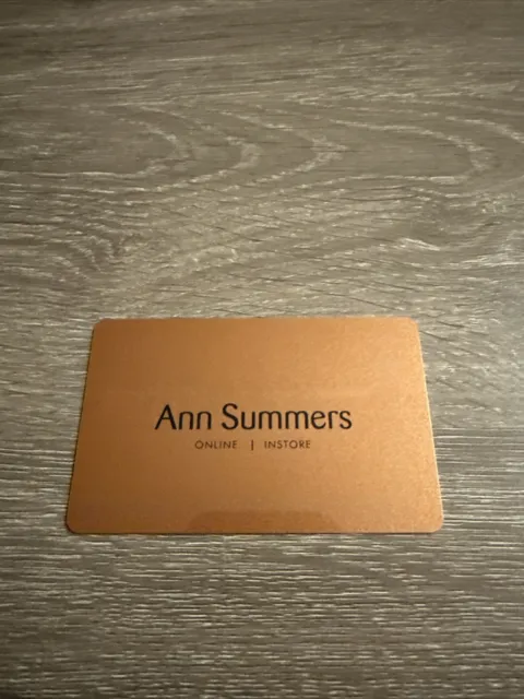 Ann summers gift card