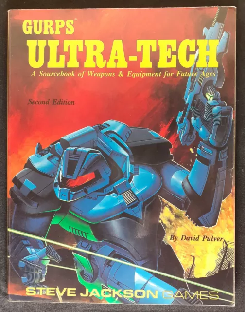 GURPS Ultra Tech 2. Auflage Steve Jackson Spiele Quellbuch David L Pulver 1989